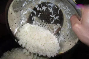 پخت برنج رشت